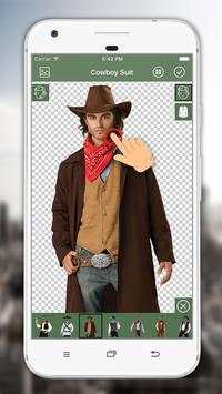 Cowboy Suit Photo Editor 2 تصوير الشاشة