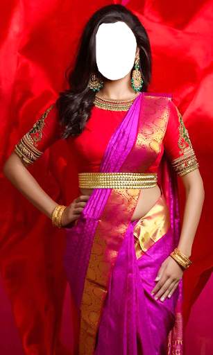 Pattu Saree Photo Montage screenshot 7