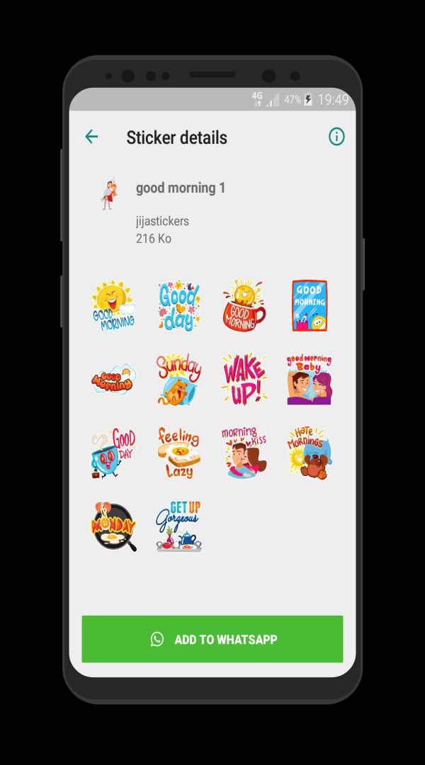 Good Morning Stickers for WhatsApp, WAStickerApps screenshot 3