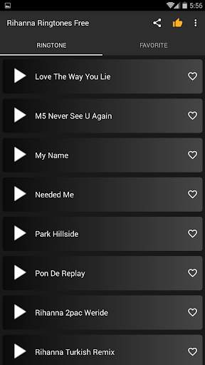 Rihanna ringtones free screenshot 5