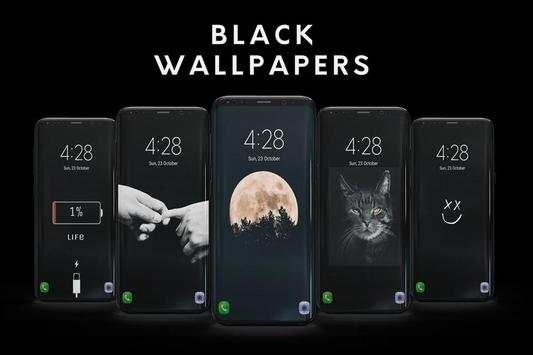 Black Wallpaper HD screenshot 1