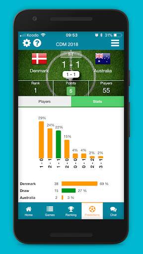 Sporteager - sport prediction app screenshot 3