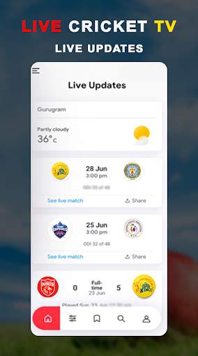 Live Cricket TV & Live Score screenshot 2