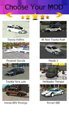 MOD BUSSID Kendaraan Lengkap screenshot 3