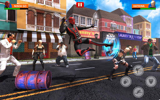 Super Ninja Hero Fighting Game - Kungfu Battle screenshot 2