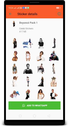 Beyoncé WAStickerApps : Stickers for Whatsapp screenshot 2