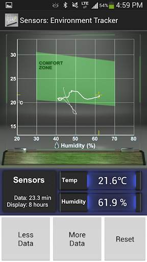 Sensors: Temp and Humidity screenshot 3