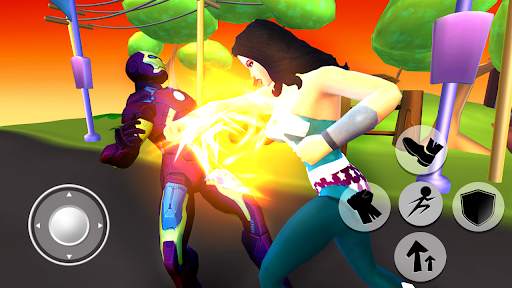 Cartoon Fighting Game 3D : Superheroes screenshot 4