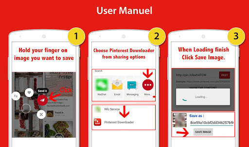 Pinsave - Image Downloader for Pinterest screenshot 1