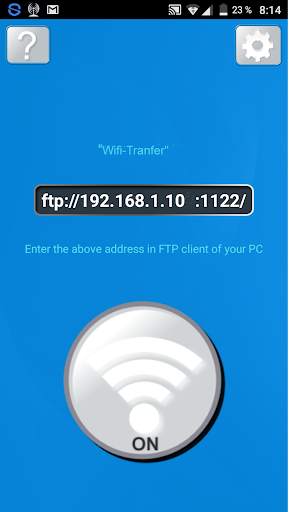 Tranfer Wifi Data File screenshot 2