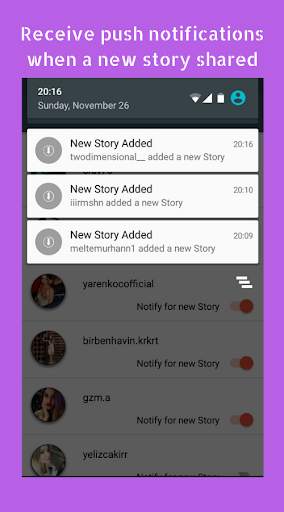 Story Saver, Story Stalker &Notifier for Instagram screenshot 1