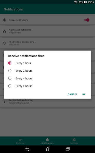 English Words Notifications screenshot 13