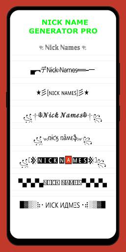 Free Fire Stylish Name - Nickname Generator screenshot 1