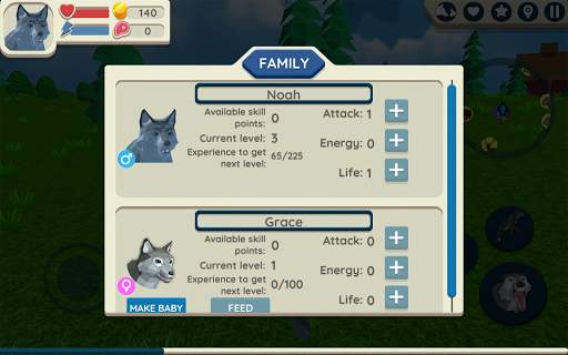Wolf Simulator: Wild Animals 3 screenshot 4