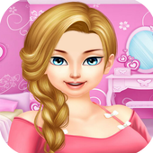 Dressing and makeup girls icon