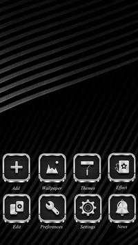 Silvery MetalGo Launcher Theme screenshot 4