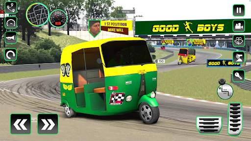 Rickshaw Driving Game Classic screenshot 1