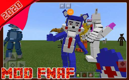 Mod Freddy - Animatronik Untuk MCPE screenshot 4