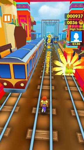 Subway Train Surf - Endless Surf Run Fun screenshot 1