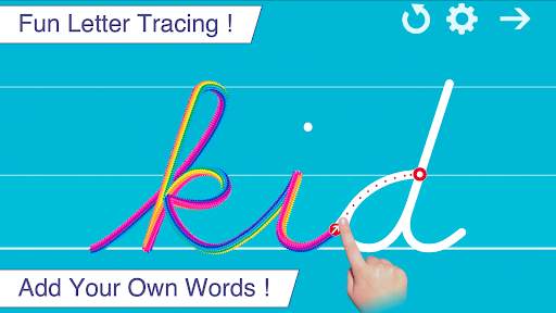 Cursive Letters Writing Wizard скриншот 1