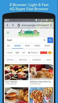 X Browser screenshot 1