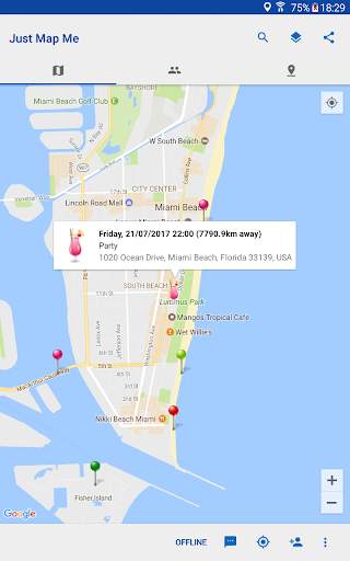 Just Map Me - Share your location in real-time screenshot 12