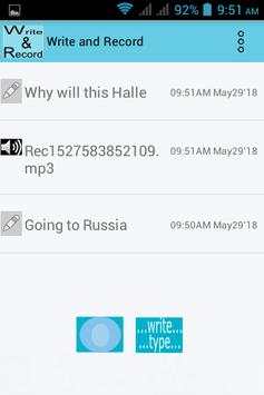 Write and Record screenshot 1