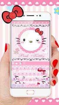 Pink kitty keyboard screenshot 1