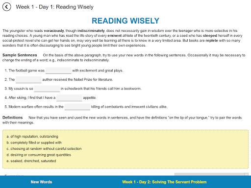 Barron's 1100 Words You Need to Know screenshot 8
