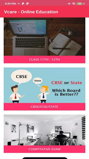 Vcare - Online Education App screenshot 2