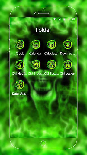 Hell Skull Fire Theme screenshot 5