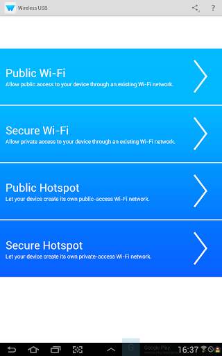 Wireless USB et Tethering screenshot 5