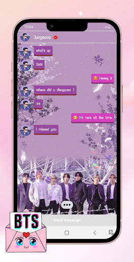 BTS Messenger : Chat Simulator screenshot 2