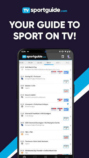 TVsportguide.com - Sport on TV screenshot 1