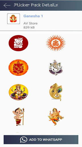 WA Sticker Ganesh : Bal Ganehsha screenshot 4