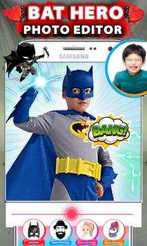 Superhero Bat Photo Editor for Flying Bat Hero screenshot 1