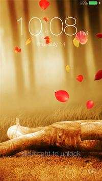 Autumn lock screen screenshot 2