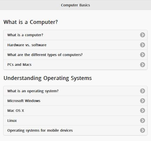 Computer Basic screenshot 1