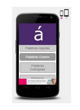 Clasificar Palabras Agudas Grave y Esdrújulas screenshot 1