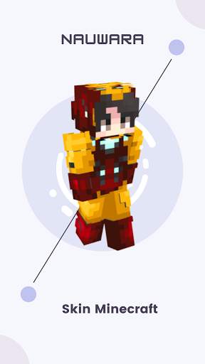 Skin Iron Man for Minecraft PE screenshot 2