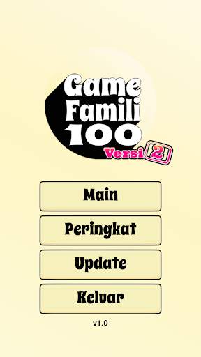 Game Survei Family 100 versi 2 screenshot 1