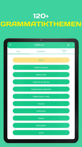 Deutsch Lernen A1-A2-B1-B2 Gratis Grammatik Übung screenshot 11