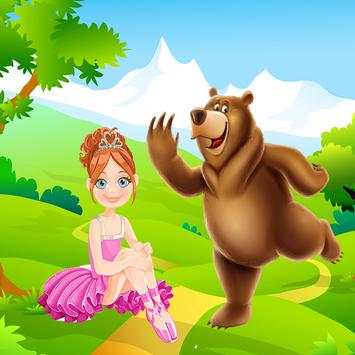 Temple Mashaa Run And The Bear Adventure screenshot 1