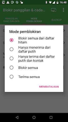 Pemblokir Panggilan & Cadangan Panggilan screenshot 4