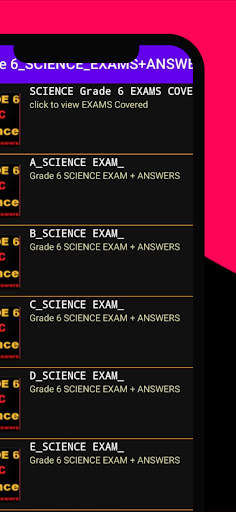 Cbc Grade 6 Science Exams Ans screenshot 1