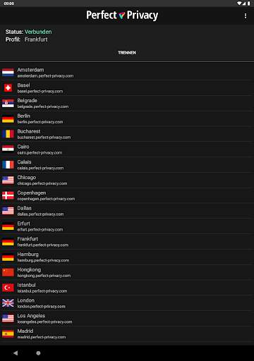 Perfect Privacy VPN screenshot 3