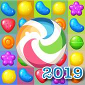 Match 3 Games Free Candy - Lollipop Games 2019 logo