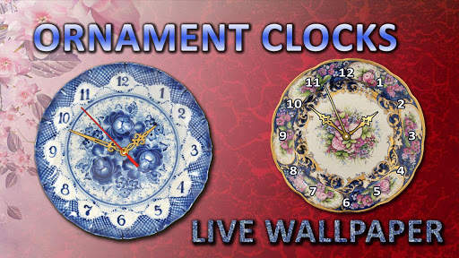 Ornament Clocks Live Wallpaper screenshot 1