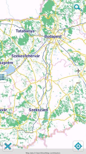 Map of Hungary offline screenshot 1