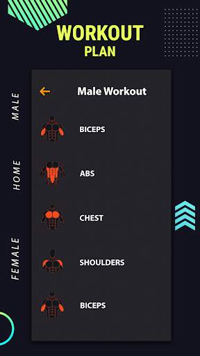 Fitness and Bodybuilding Upper Lower Body screenshot 2